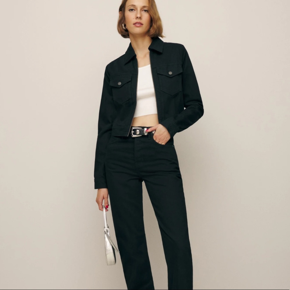NWT Reformation Romy Denim Jacket